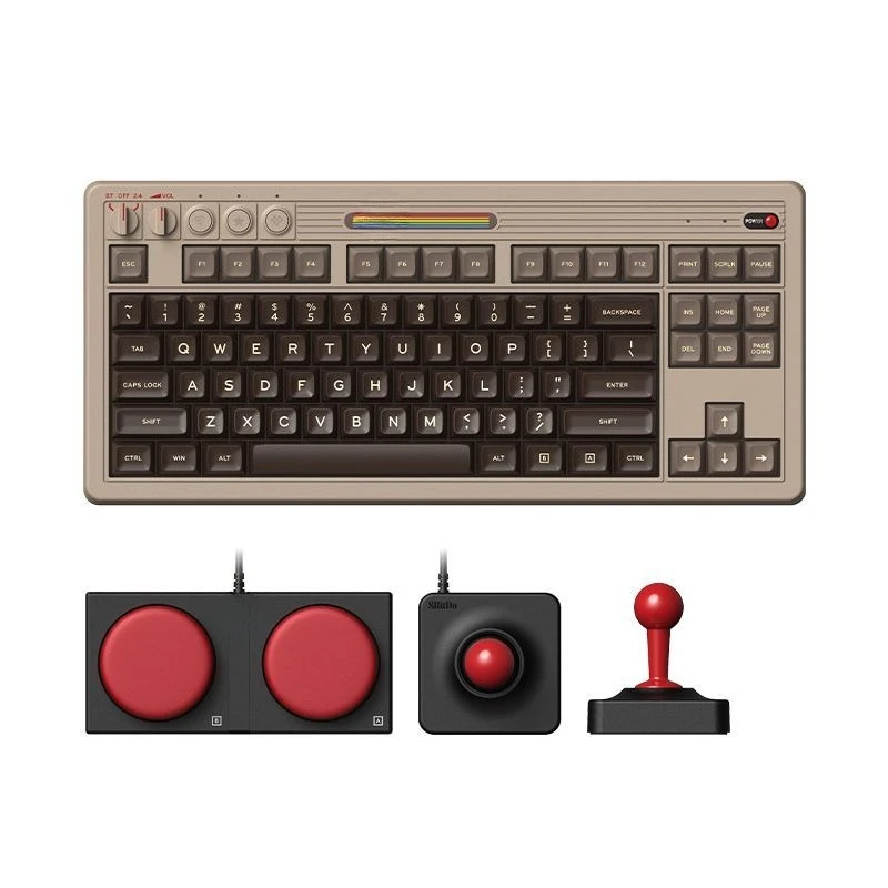 Retro Gaming Universe - Retro87C64 clavier de jeu mécanique rétro