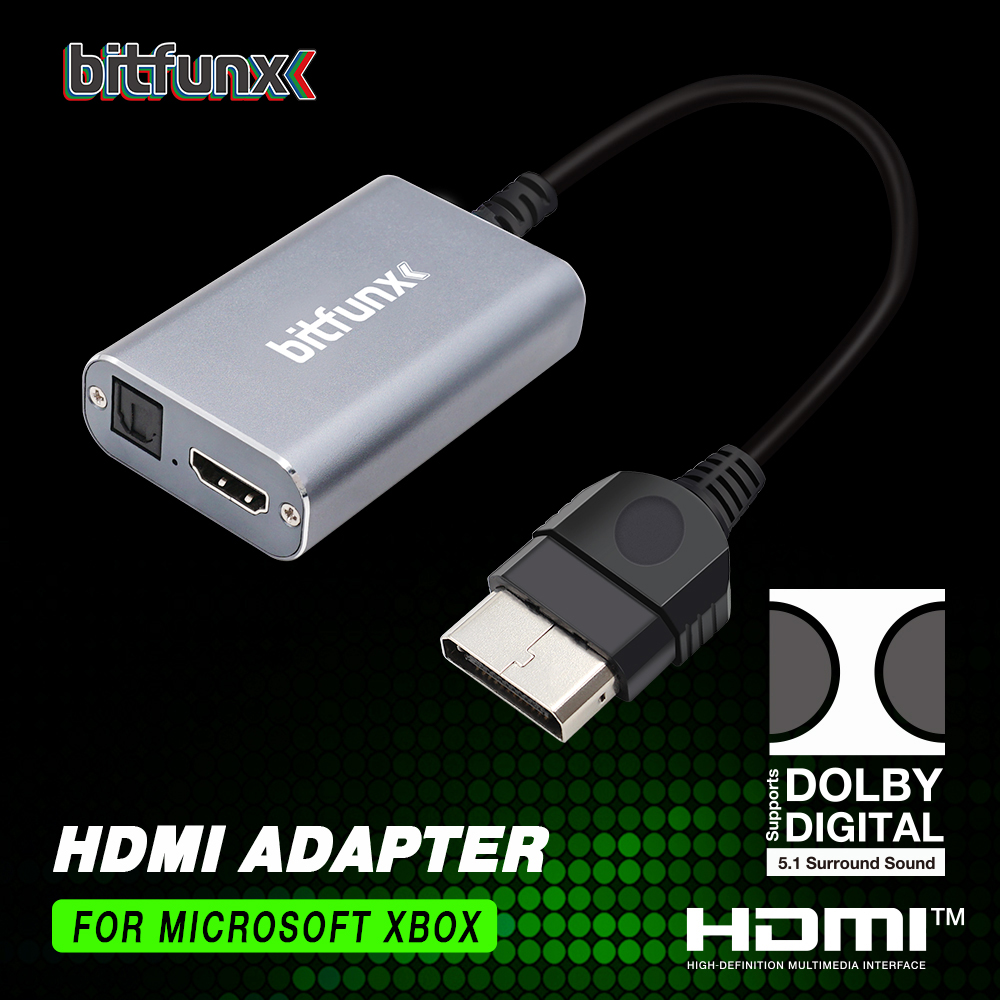 Retro Gaming Xbox - Bitfunx HDMI ™ Adaptateur pour consoles