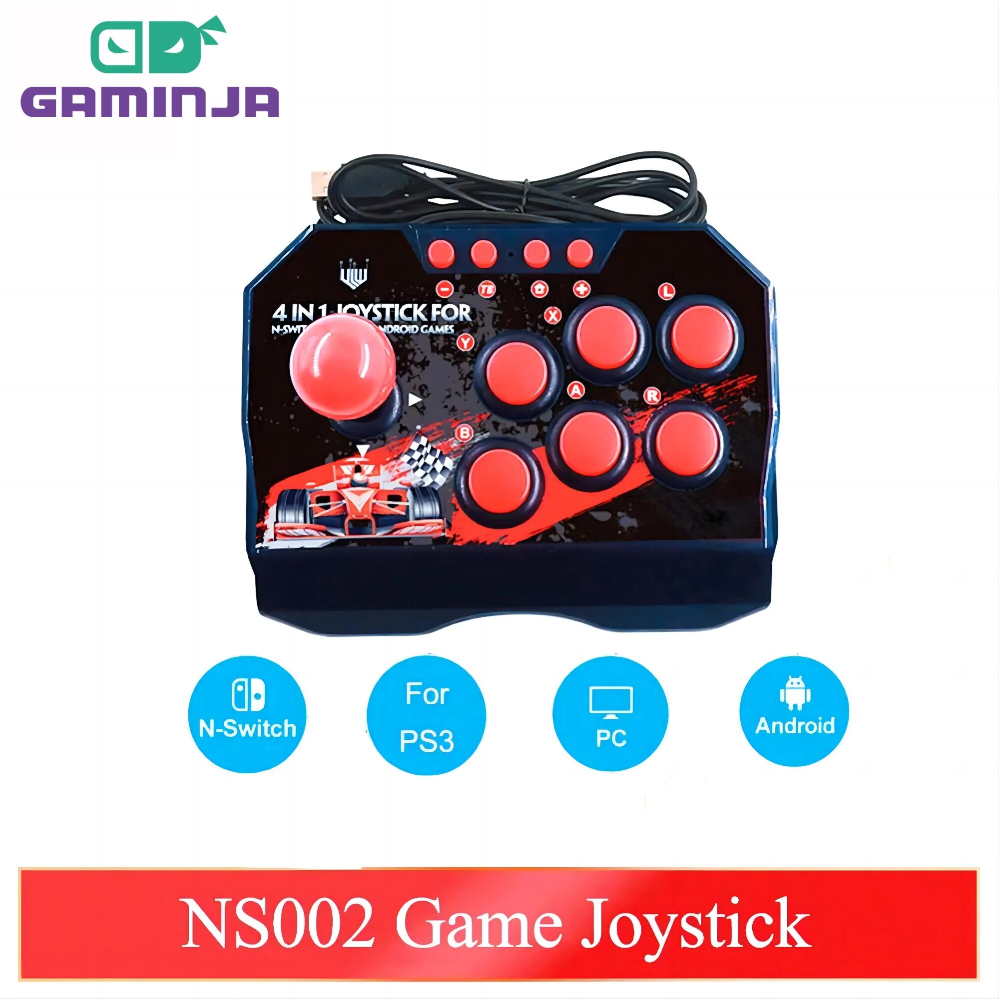 Retro Gaming Device - GAMINJA NS002 4 En 1 Rétro