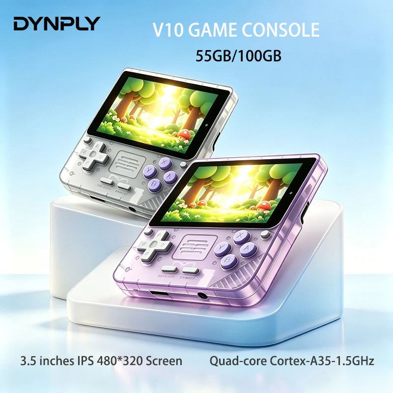 Retro Gaming N64 - POWKIDDY V10 Console de jeu portable