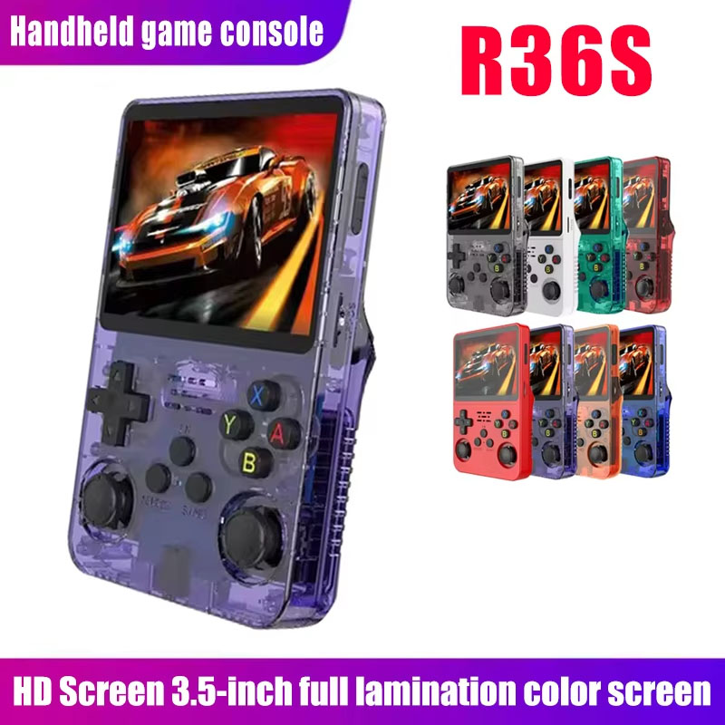 Retro Gaming Laptop - Nouvelle console de jeu portable R36s,
