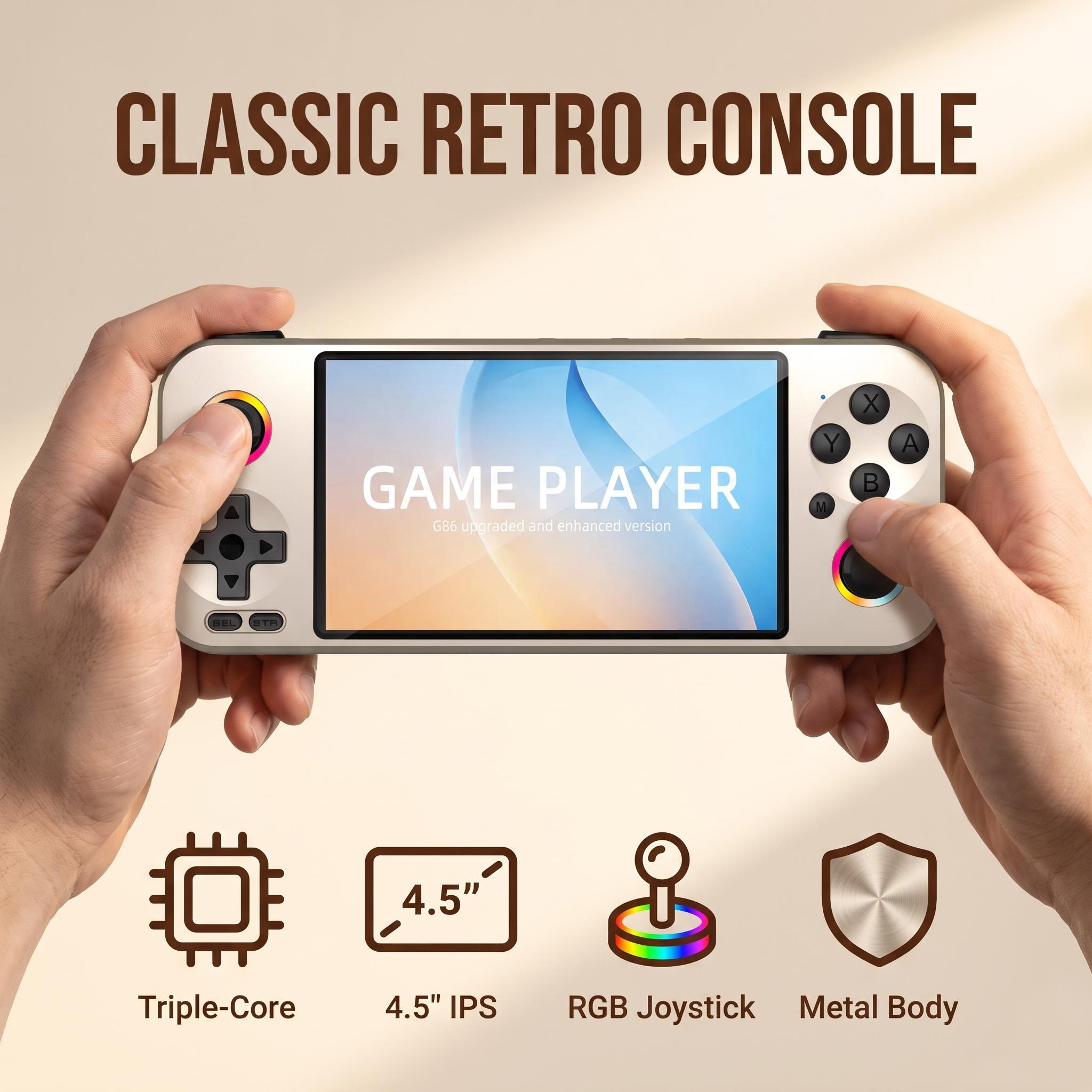 Retro Gaming Device - Appareil de jeu portable Linux, jeux