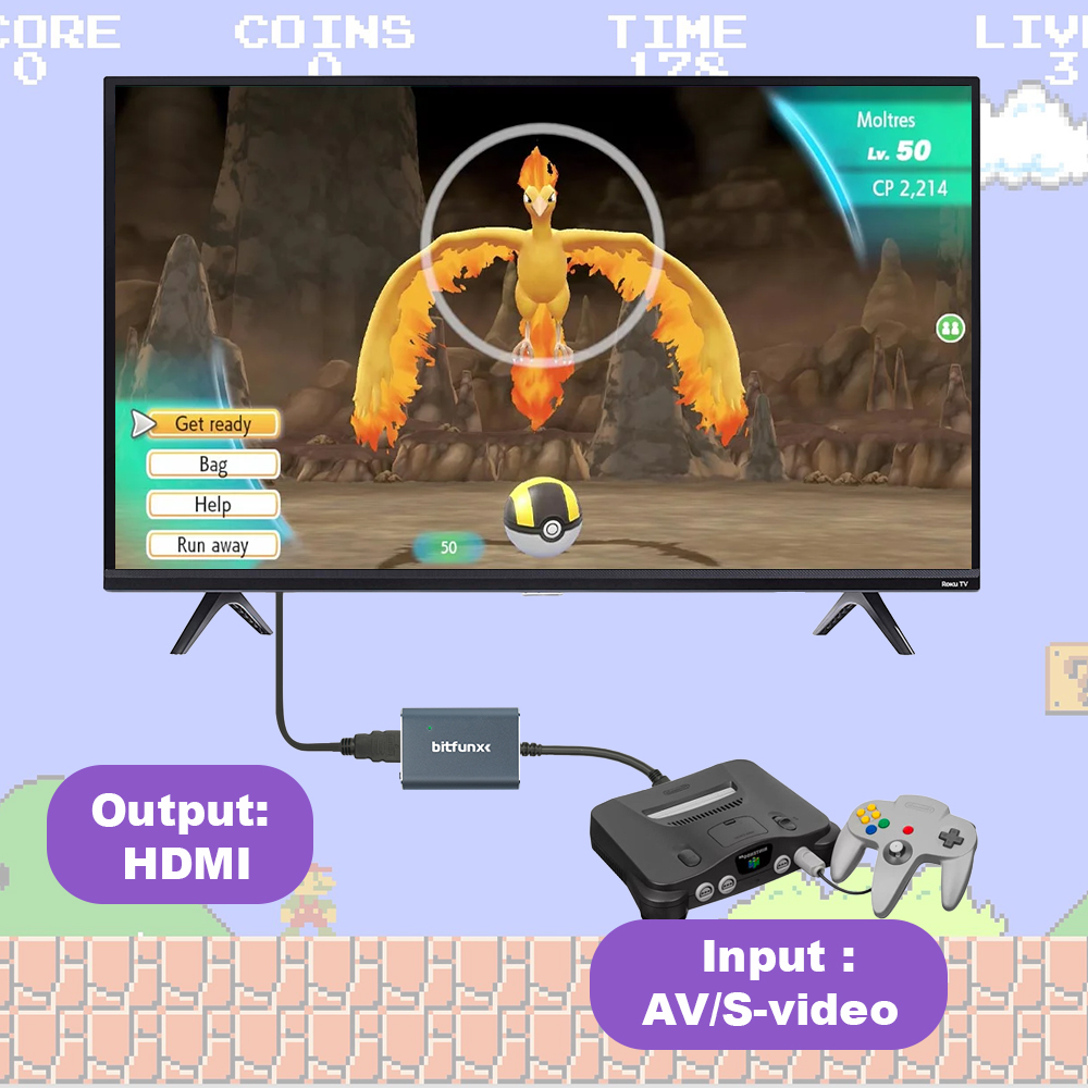 Bitfunx – adaptateur vidéo 720 - Retro Gaming N64 avis et prix