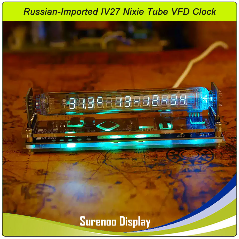 Horloge VFD à tube Nixie IV27  - Retro Gaming Youtube avis et prix