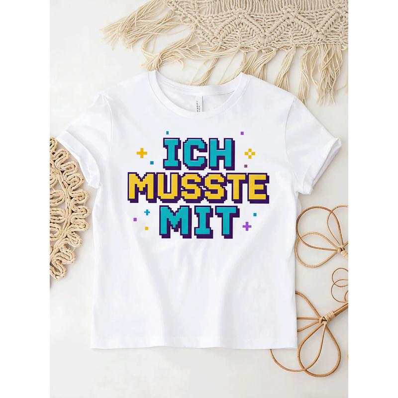 Ich Musste Mit German Meme T-S - Retro Gaming Font Free avis et prix