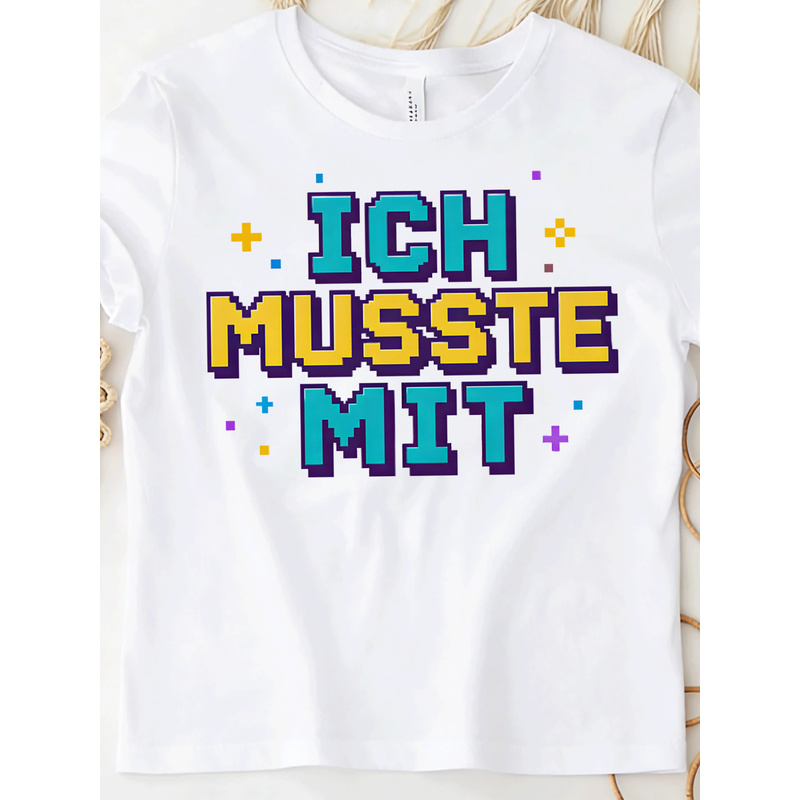 Ich Musste Mit German Meme T-S - Retro Gaming Font Free avis et prix