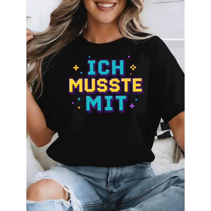 Ich Musste Mit German Meme T-S - Retro Gaming Font Free avis et prix