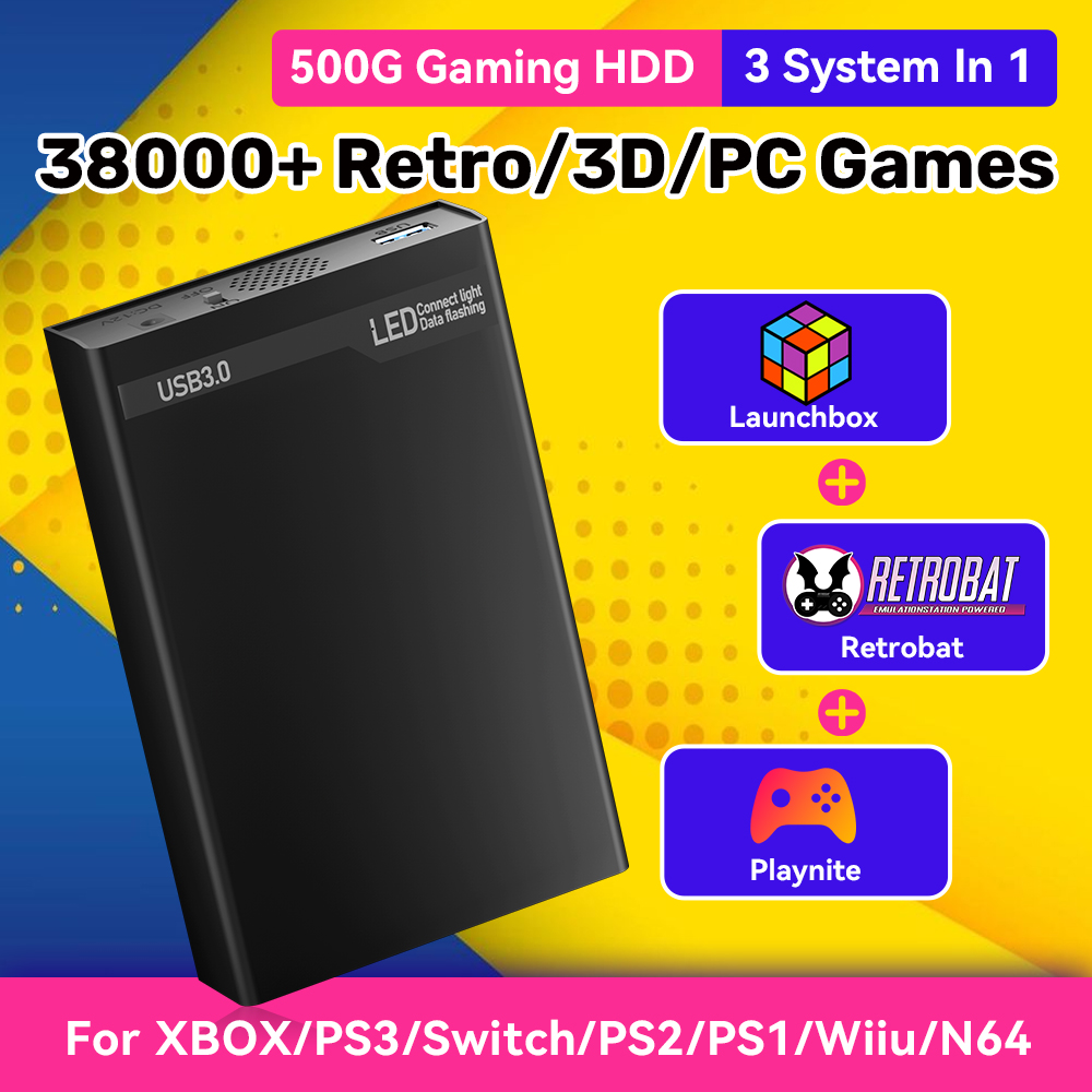 Mix500G disque dur de jeu Port - Retro Gaming Xbox avis et prix